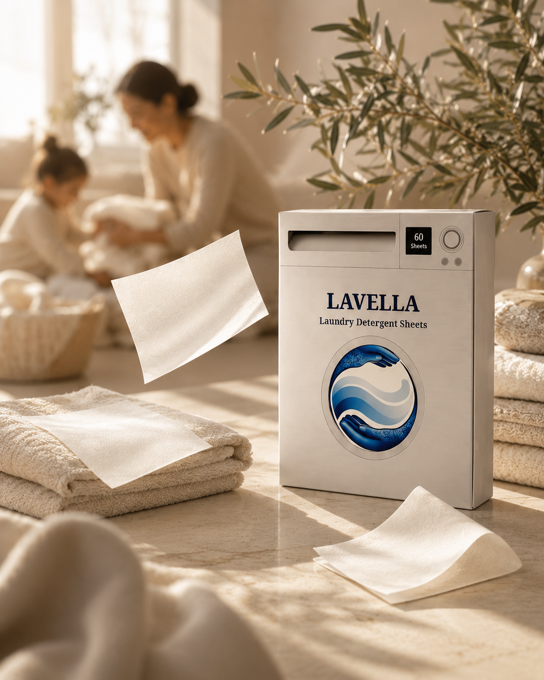 Eco-friendly Detergent Sheets